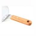 OEM ODM Aluminum Pizza shovel Stainless Steel 304 Pizza Peel with Wood Handle